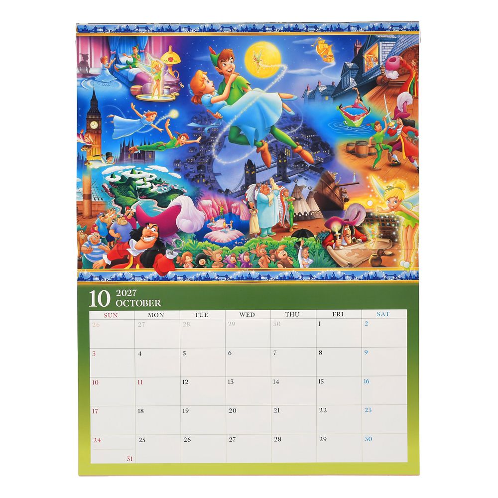 ディズニーキャラクター 壁掛けカレンダー CALENDAR ＆ ORGANIZER 2027