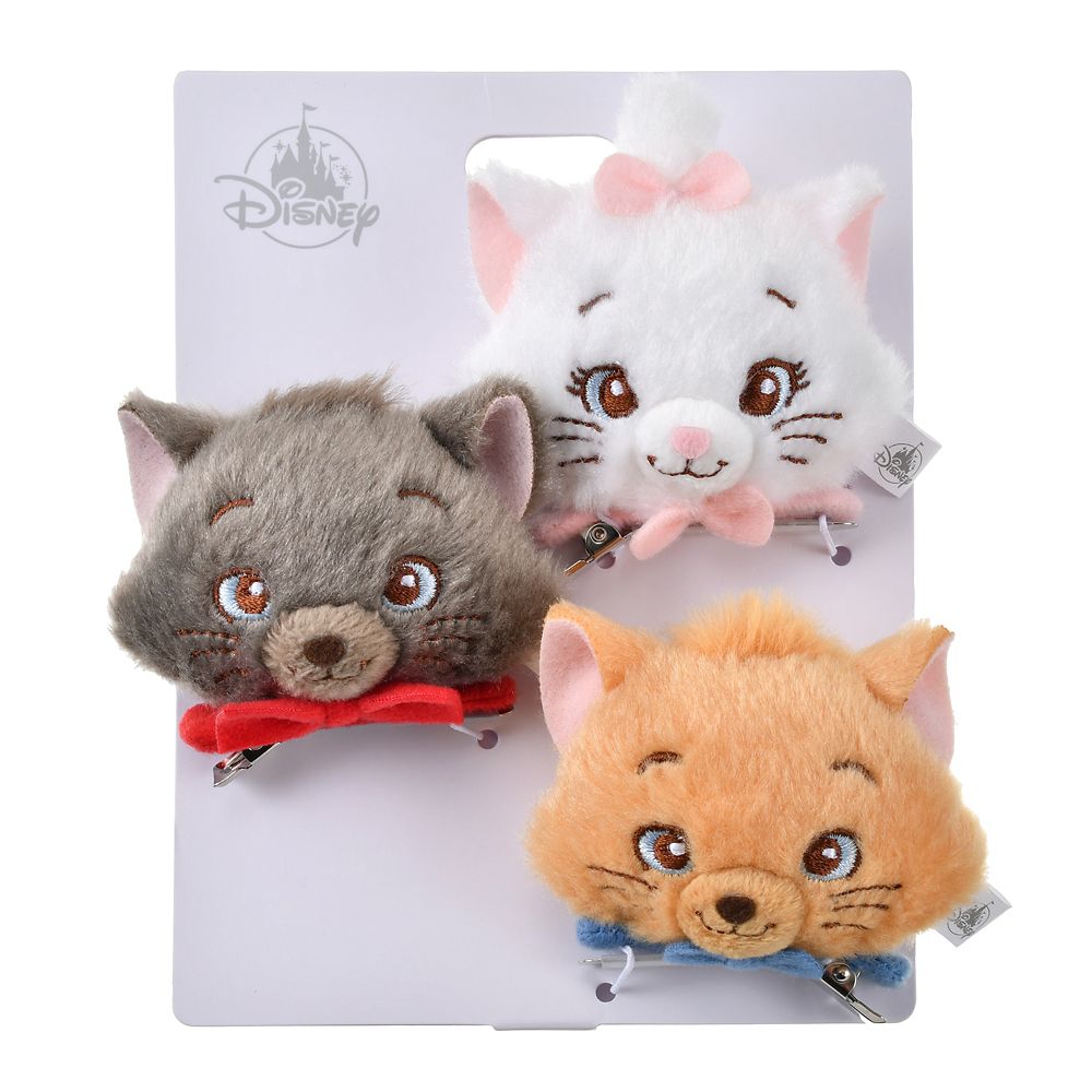 マリー、ベルリオーズ、トゥルーズ おしゃれキャット ヘアクリップ セット フェイス costume accessories