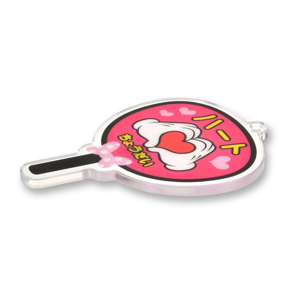 nuiMOs ぬいぐるみ専用アクセサリー うちわ ハート ピンク 推し活