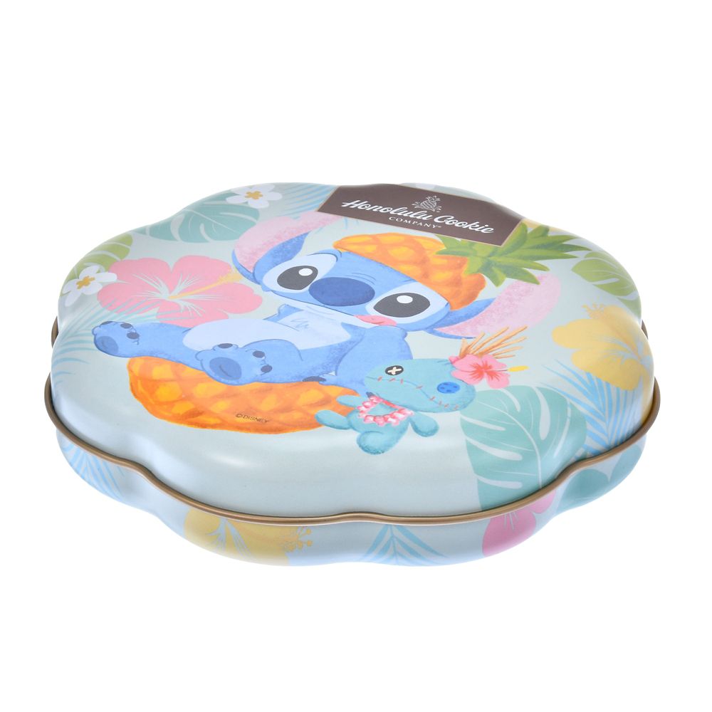 【再入荷】【Honolulu Cookie Company】スティッチ＆スクランプ クッキー 缶入り Pineapple