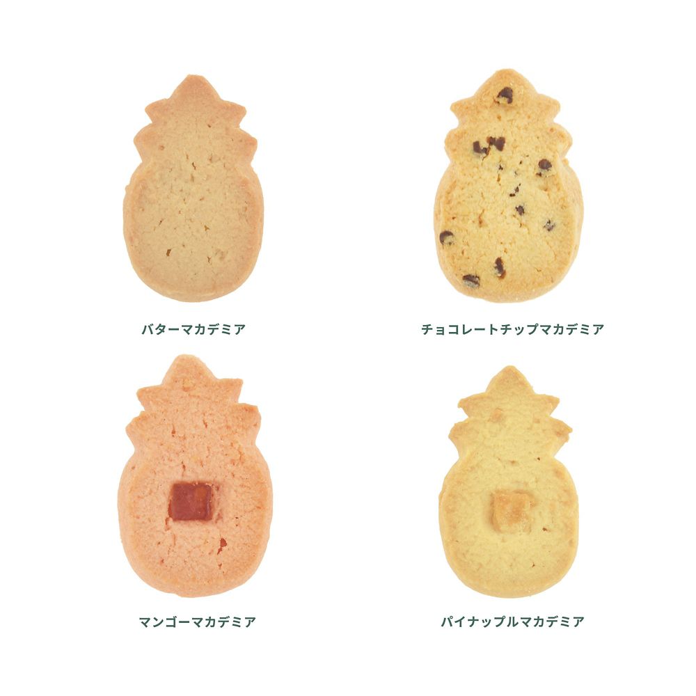 【再入荷】【Honolulu Cookie Company】スティッチ＆スクランプ クッキー 缶入り Pineapple
