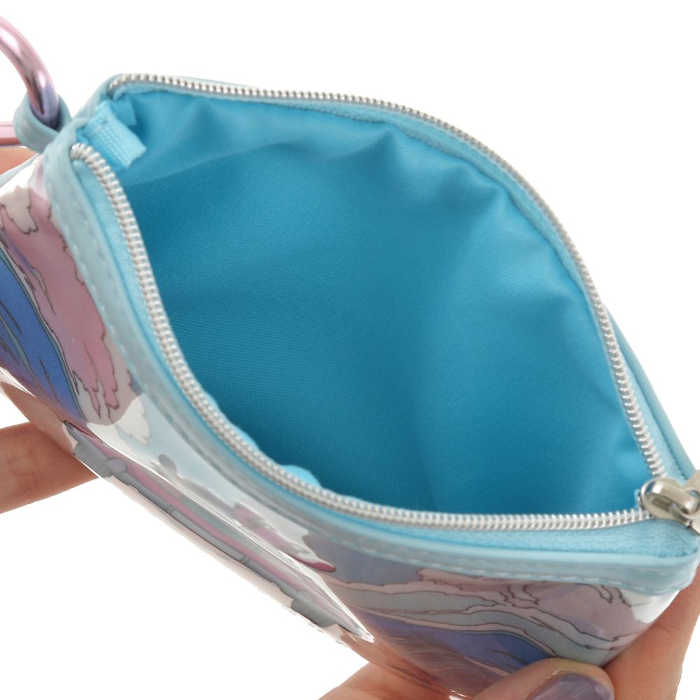 スティッチ＆エンジェル ポーチ フラット カラビナ付き STITCH ＆ ANGEL