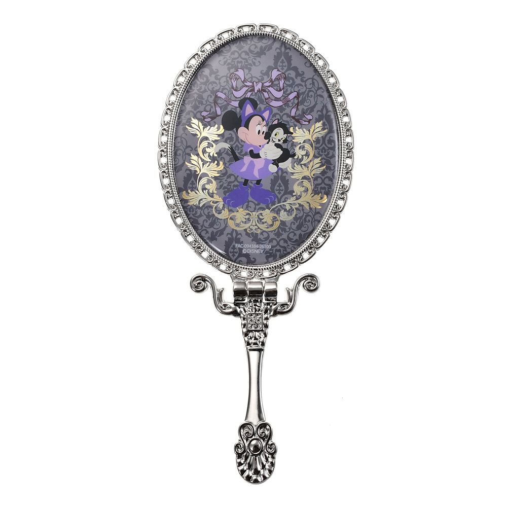 ミニー＆フィガロ ハンドミラー・手鏡 卓上 CAT MINNIE AND FIGARO
