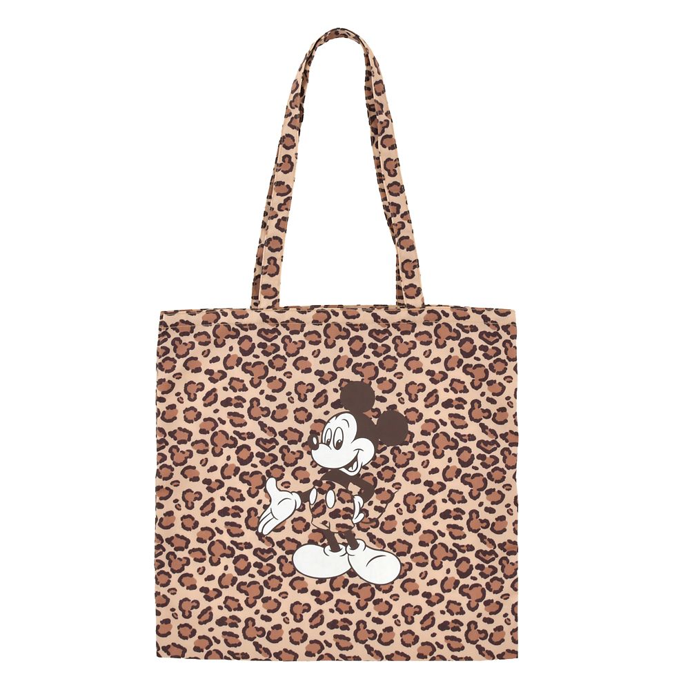 ミッキー トートバッグ フラット レオパード TOTE BAG Collection