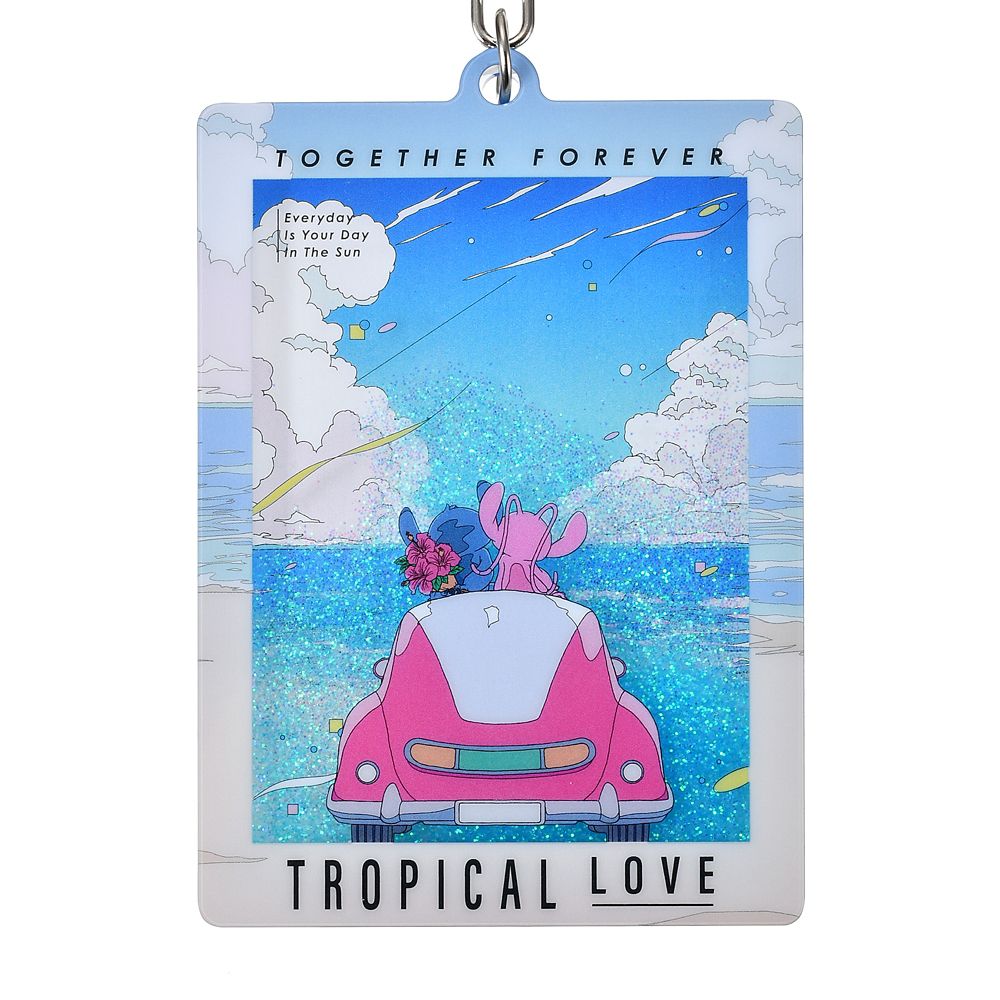 スティッチ＆エンジェル キーホルダー・キーチェーン ウォーターイン STITCH ＆ ANGEL