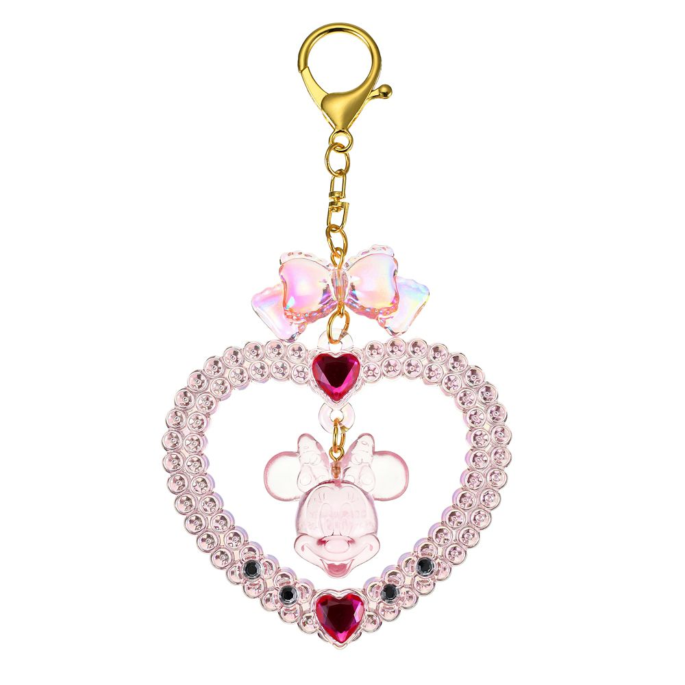 ミニー キーホルダー・キーチェーン ハート キラキラLovely Key chain Fes