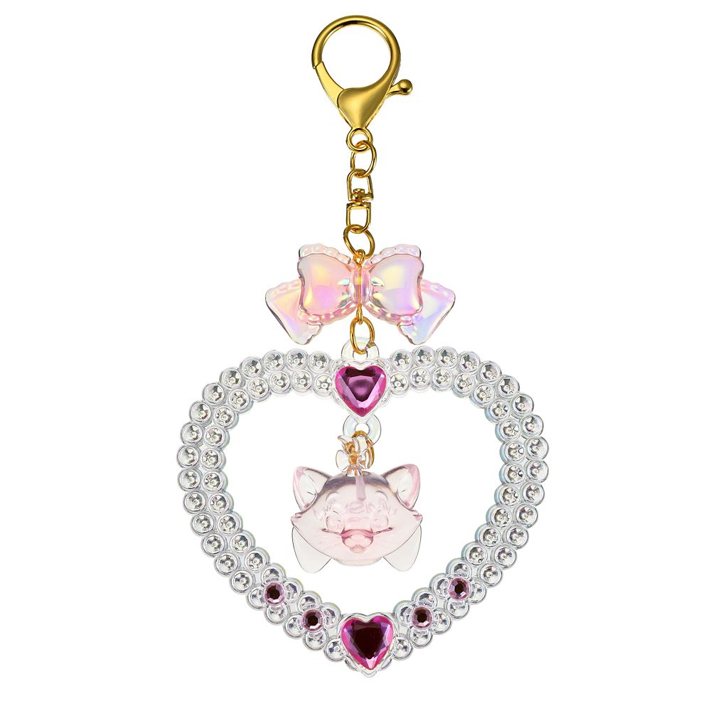 マリー おしゃれキャット キーホルダー・キーチェーン ハート キラキラLovely Key chain Fes