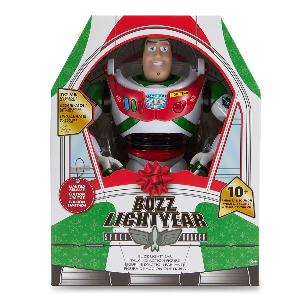 バズ・ライトイヤー トーキングアクションフィギュア ライトアップ クリスマス Talking Action Figure