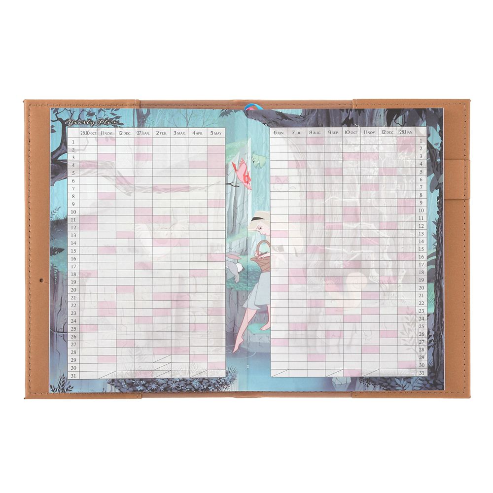 眠れる森の美女 手帳・スケジュール帳 B6 型押し ストーリーブック CALENDAR ＆ ORGANIZER 2027