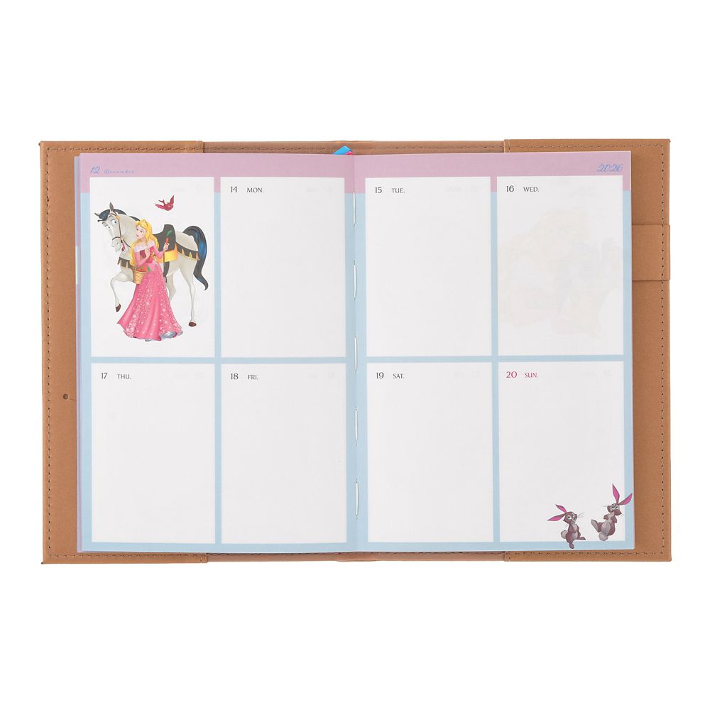 眠れる森の美女 手帳・スケジュール帳 B6 型押し ストーリーブック CALENDAR ＆ ORGANIZER 2027