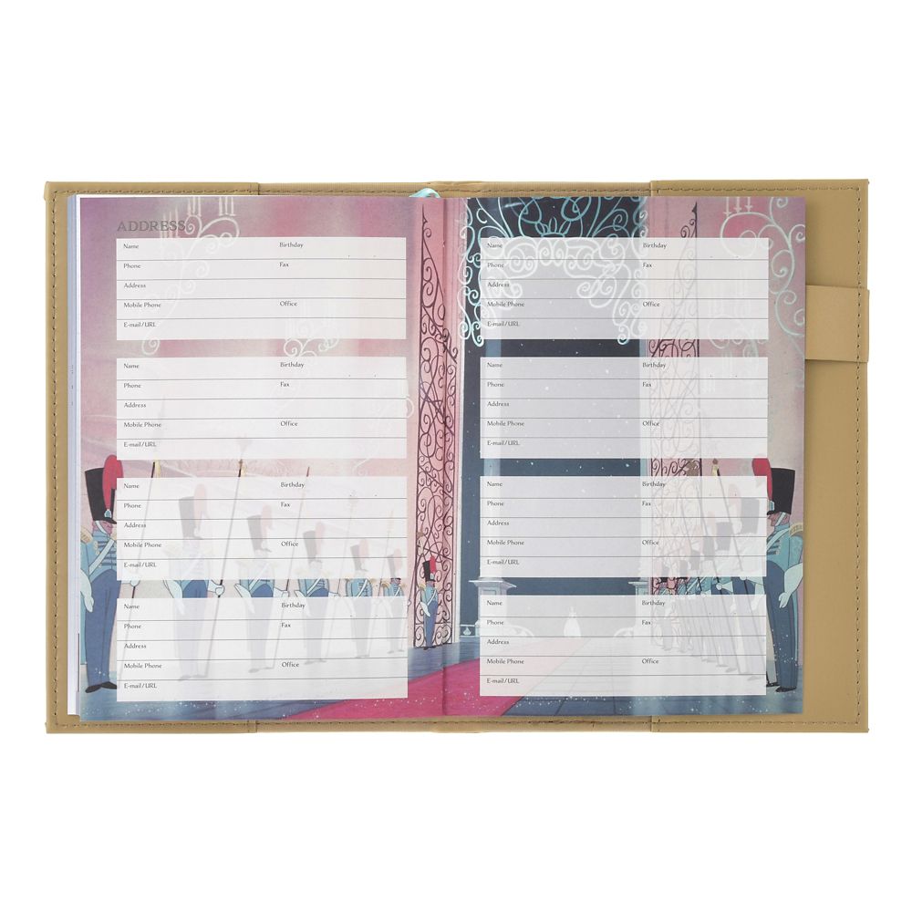 シンデレラ 手帳・スケジュール帳 B6 型押し ストーリーブック CALENDAR ＆ ORGANIZER 2027