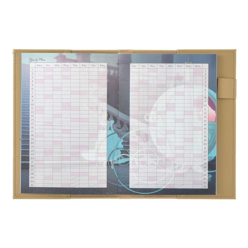 シンデレラ 手帳・スケジュール帳 B6 型押し ストーリーブック CALENDAR ＆ ORGANIZER 2027