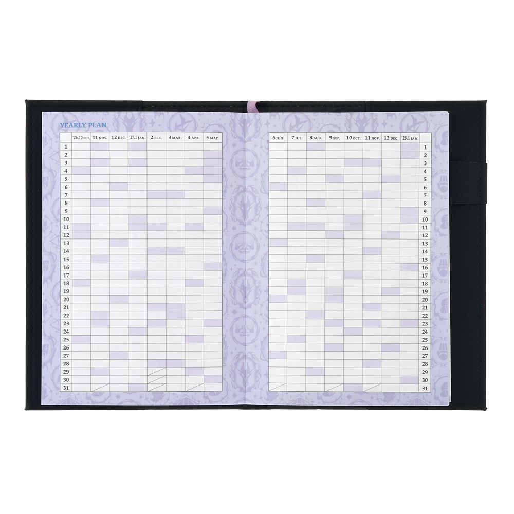 ディズニーヴィランズ 手帳・スケジュール帳 B6 型押し CALENDAR ＆ ORGANIZER 2027