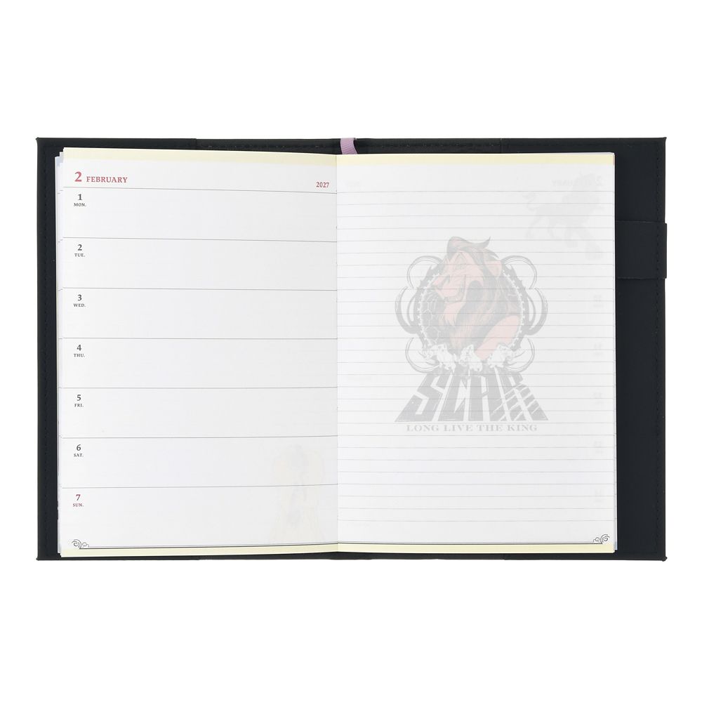 ディズニーヴィランズ 手帳・スケジュール帳 B6 型押し CALENDAR ＆ ORGANIZER 2027