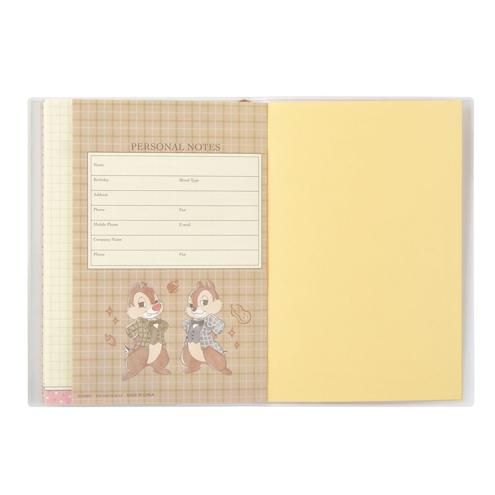 チップ＆デール 手帳・スケジュール帳 B6 CALENDAR ＆ ORGANIZER 2027