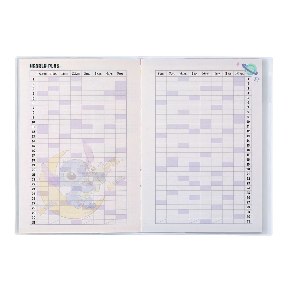 スティッチ＆スクランプ 手帳・スケジュール帳 B6 CALENDAR ＆ ORGANIZER 2027