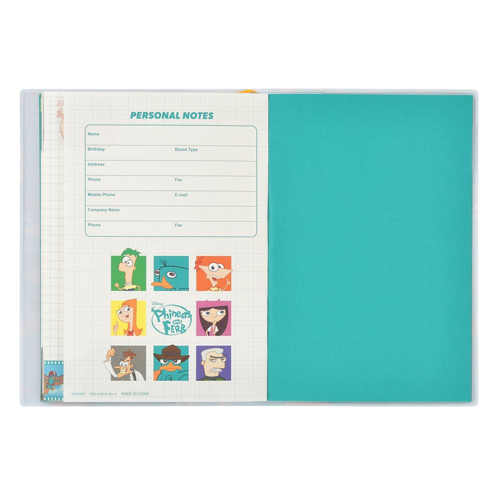 フィニアスとファーブ 手帳・スケジュール帳 B6 CALENDAR ＆ ORGANIZER 2027