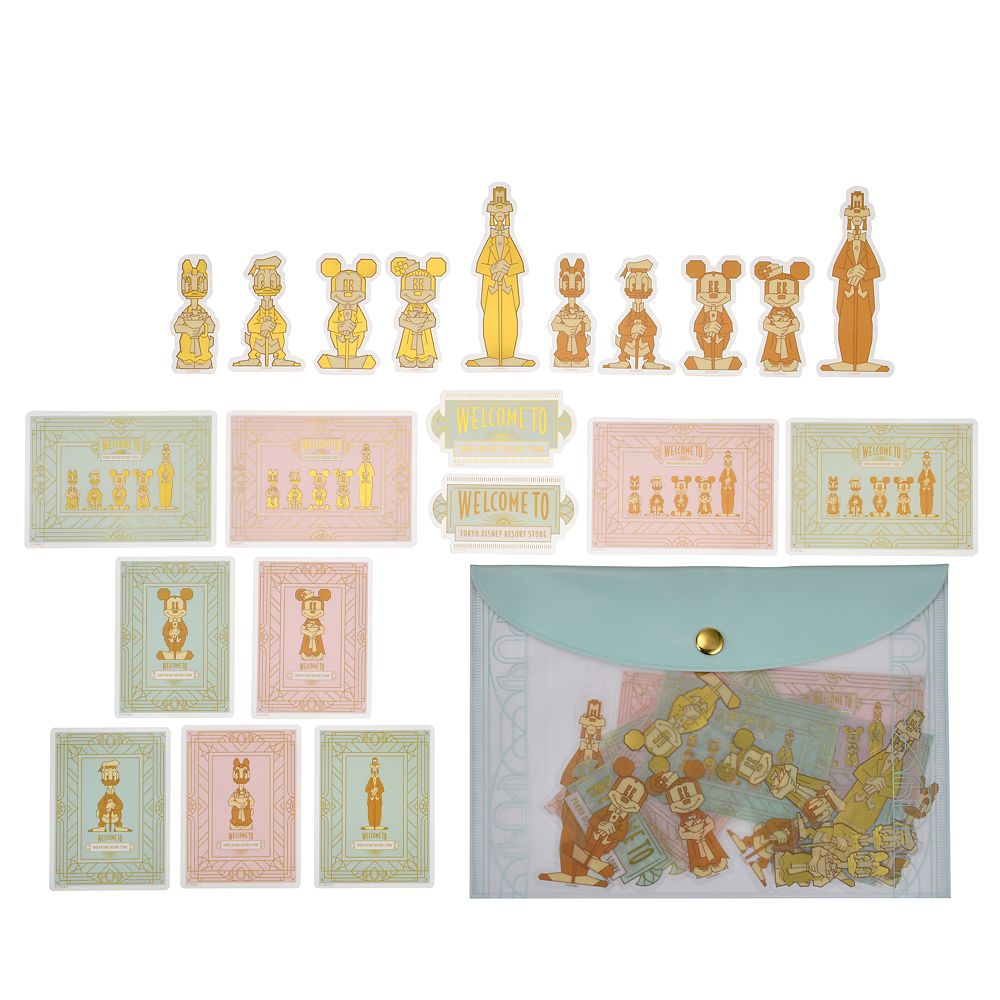 【東京ディズニーリゾート店限定】ミッキー＆フレンズ シール・ステッカー ケース入り 東京ディズニーリゾート店リニューアルオープン1周年記念
