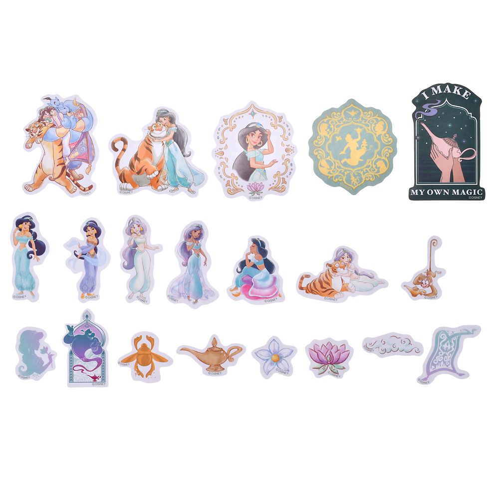 アラジン シール・ステッカー フレーク ケース入り 魔法のじゅうたん Sticker Collection