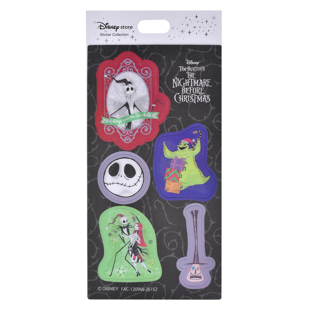 ティム・バートン ナイトメアー・ビフォア・クリスマス シール・ステッカー Lenticular Sticker Collection TIM BURTON'S THE NIGHTMARE BEFORE CHRISTMAS