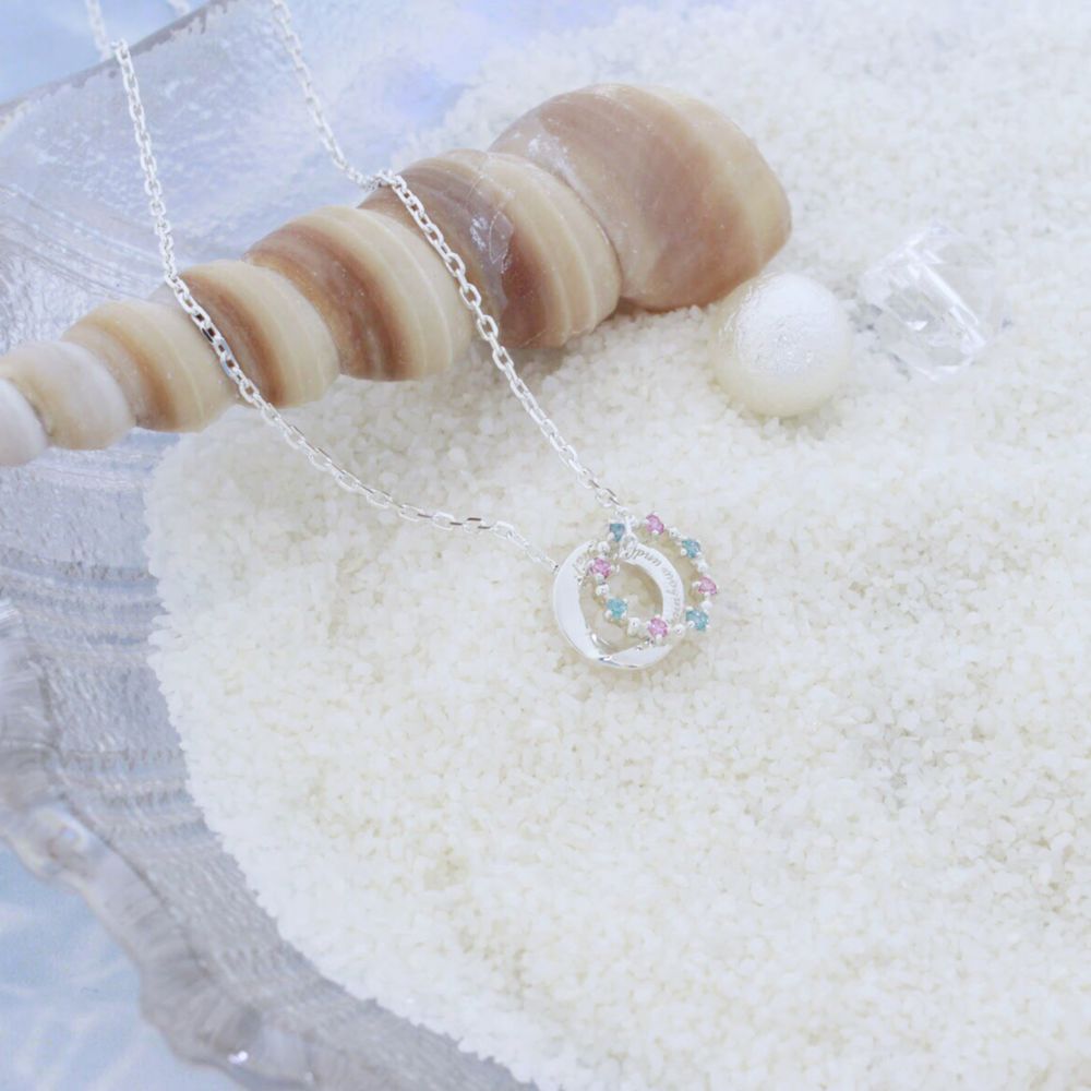 【ザ・キッス】DI-SN801CZ ディズニープリンセス アリエル / シルバー ネックレス　40cm