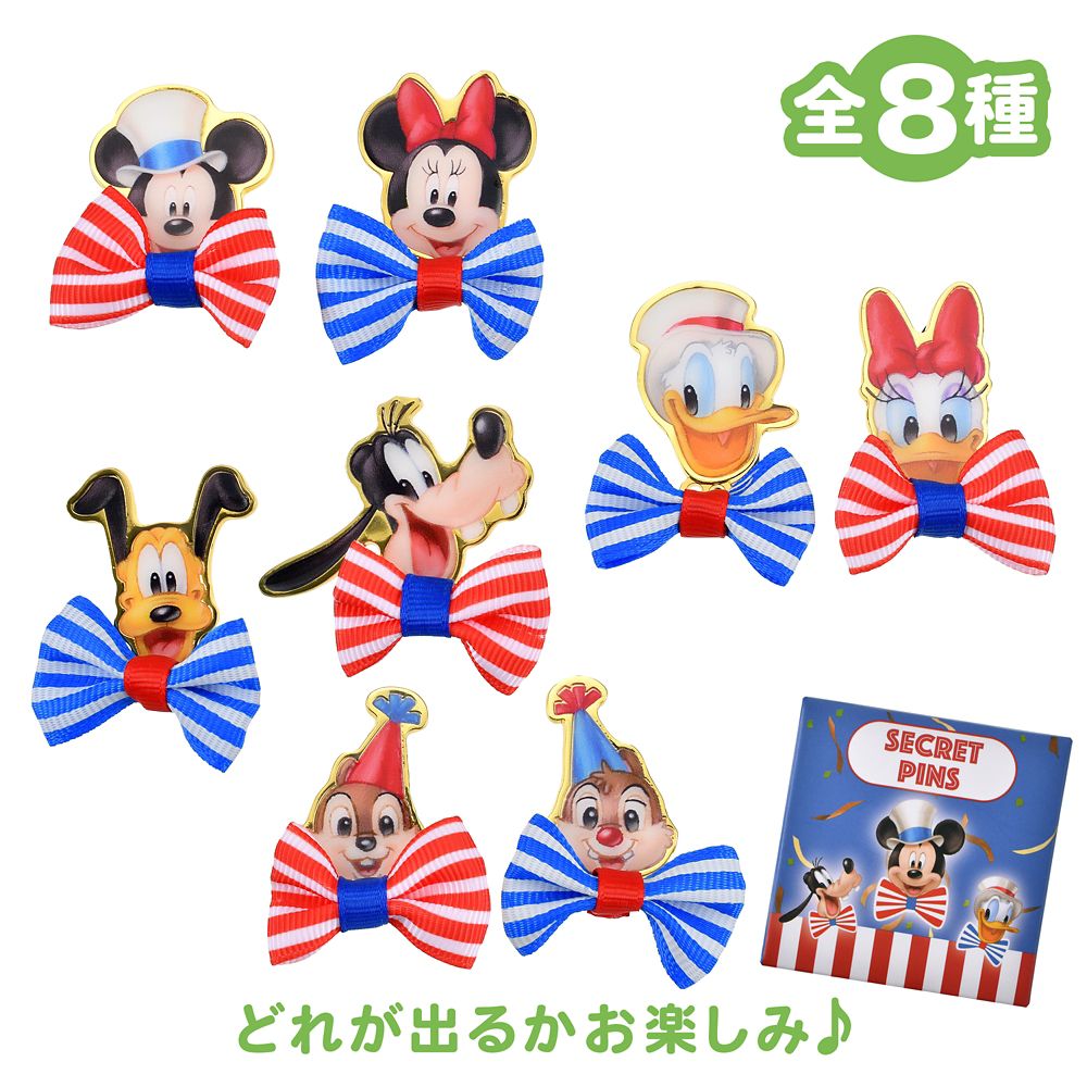 【心斎橋パルコ店限定】ミッキー＆フレンズ シークレットピンバッジ 心斎橋パルコ店グランドオープン