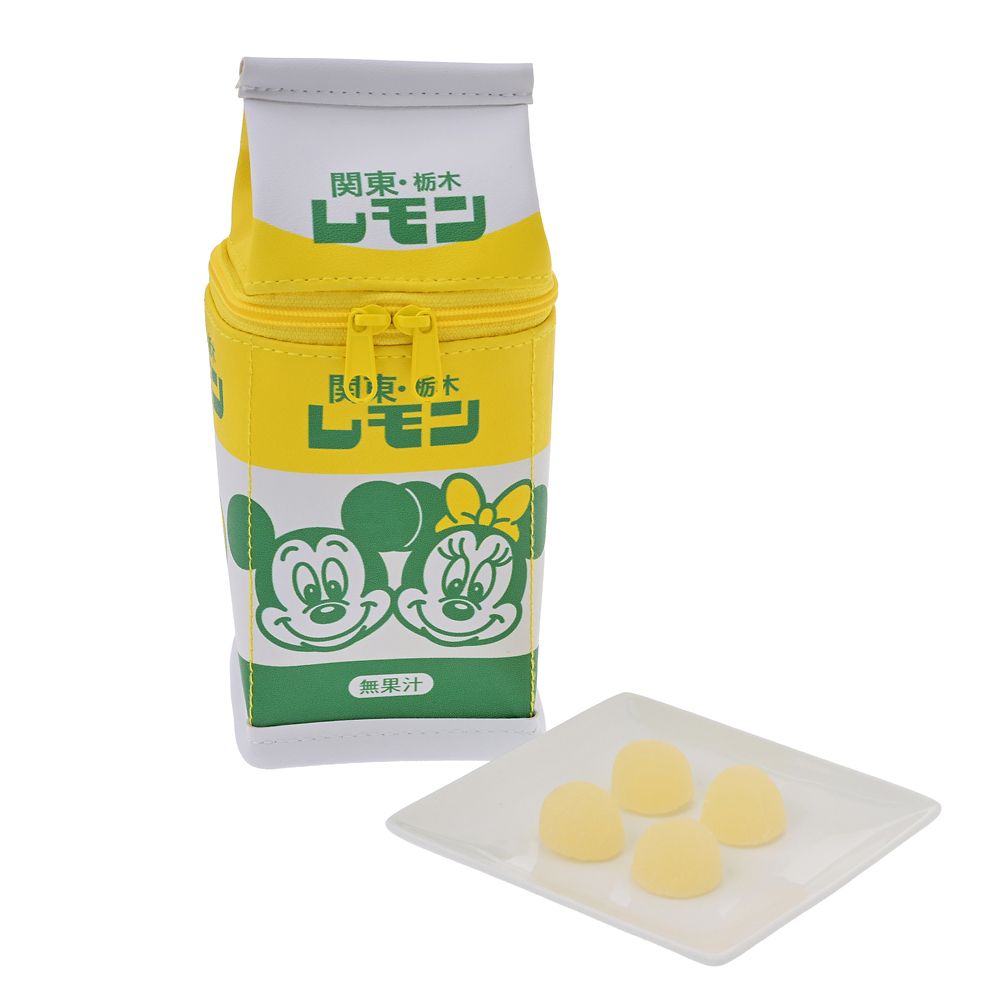 ミッキー＆ミニー グミ ポーチ入り カラビナ付き 関東・栃木レモン LEMON GYUNYU