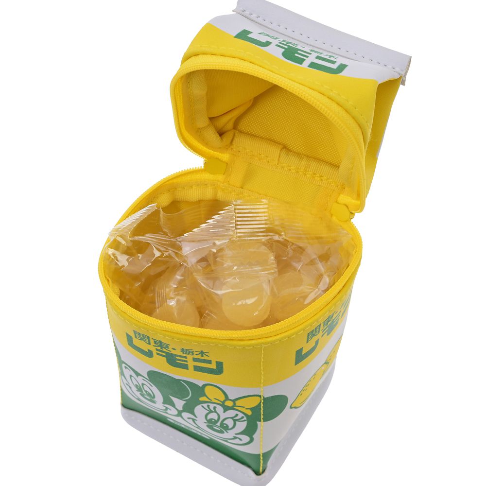 ミッキー＆ミニー グミ ポーチ入り カラビナ付き 関東・栃木レモン LEMON GYUNYU