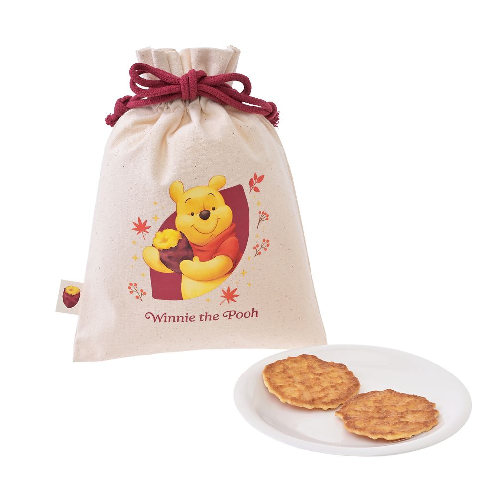 プーさん ワッフルクッキー 巾着入り SWEET POTATO FLAVOR