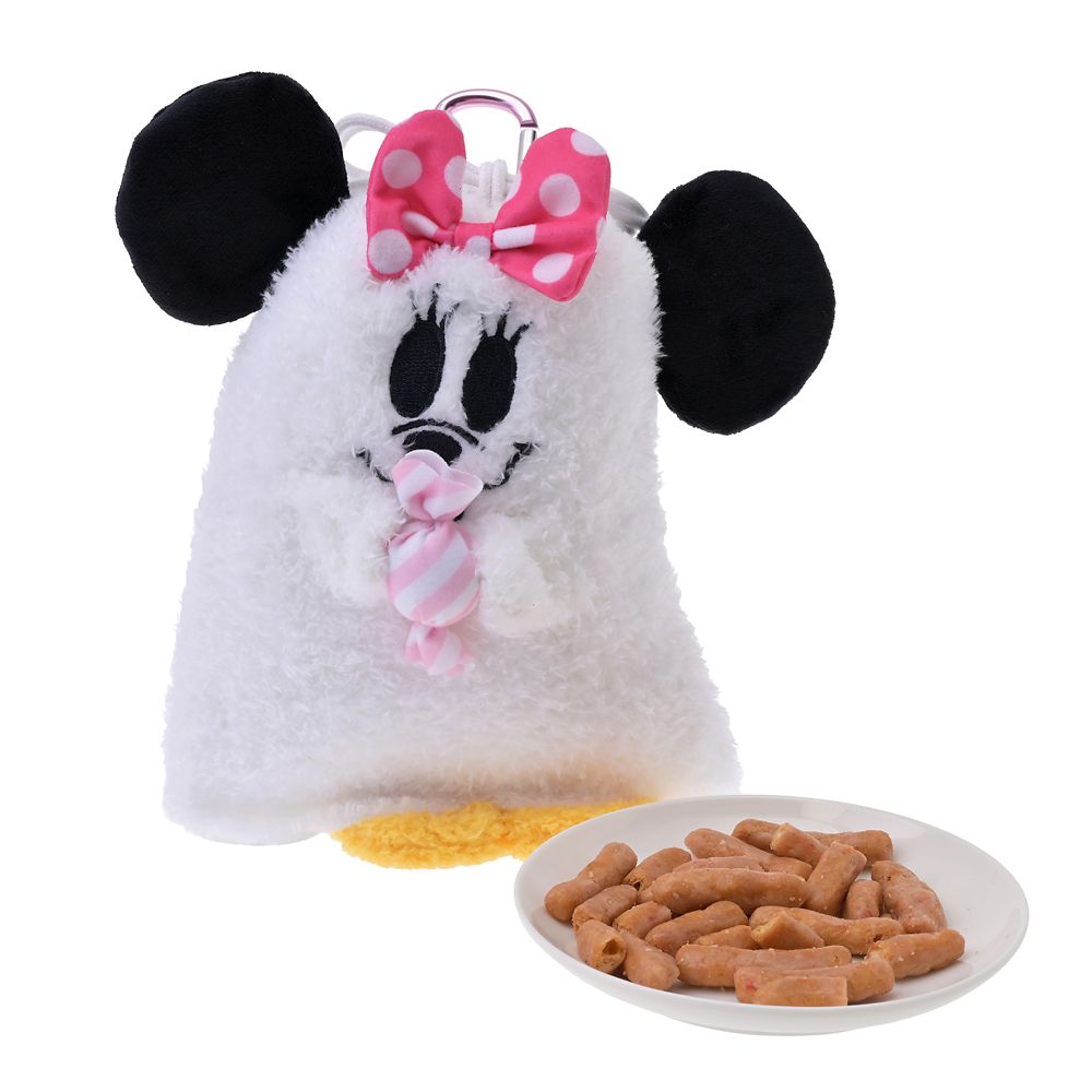 かりんとう 巾着入り 蓄光 カラビナ付き Minnie Ghost Ever Green