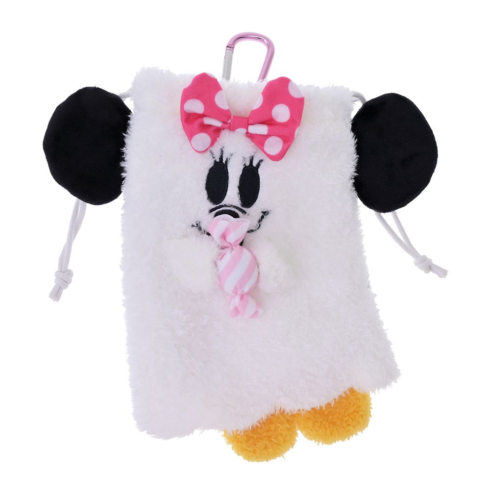 かりんとう 巾着入り 蓄光 カラビナ付き Minnie Ghost Ever Green