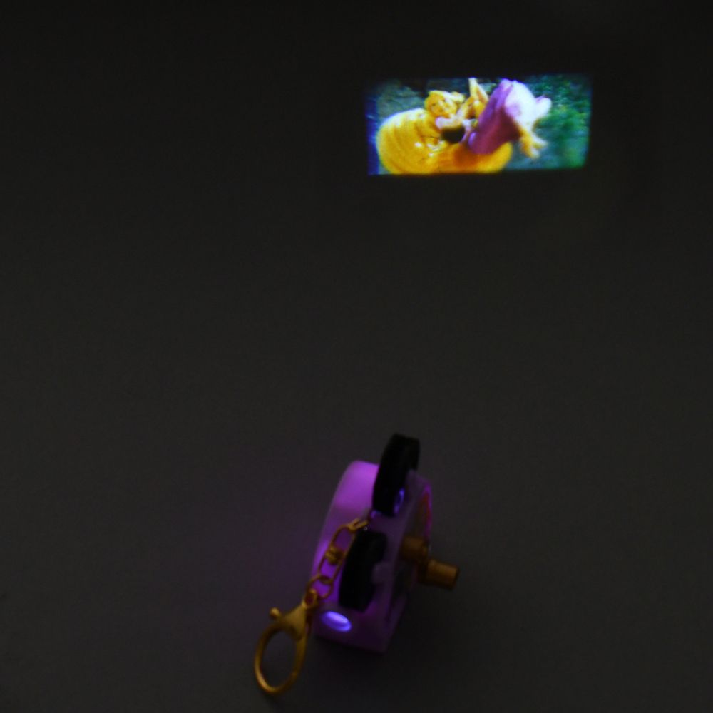 ラプンツェル キーホルダー・キーチェーン ライトアップ 塔の上のラプンツェル 投影映写機 Key chain Fes