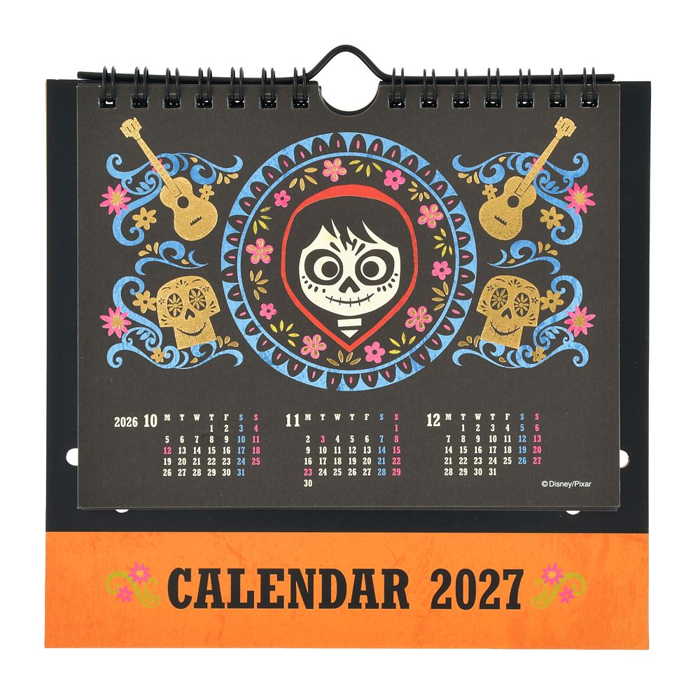 リメンバー・ミー 卓上カレンダー ポップアップ メタリック CALENDAR ＆ ORGANIZER 2027