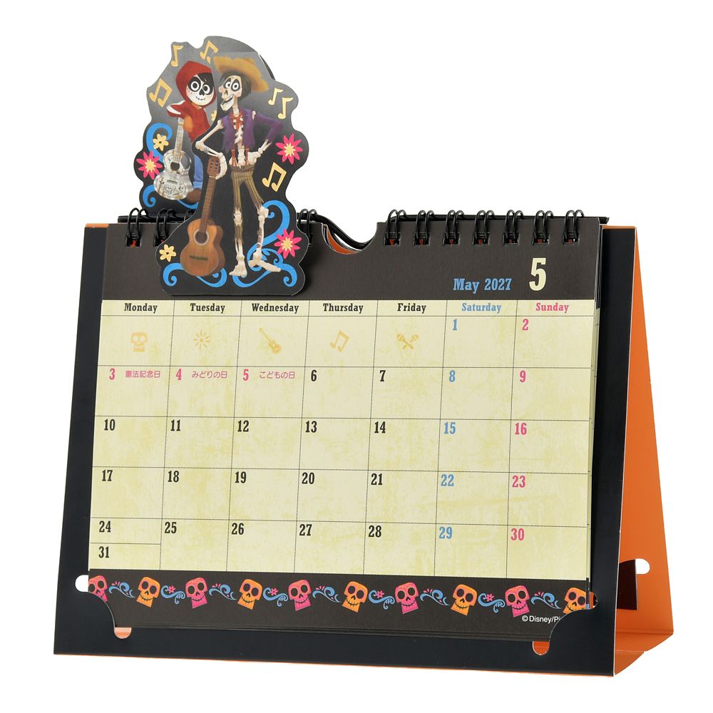 リメンバー・ミー 卓上カレンダー ポップアップ メタリック CALENDAR ＆ ORGANIZER 2027