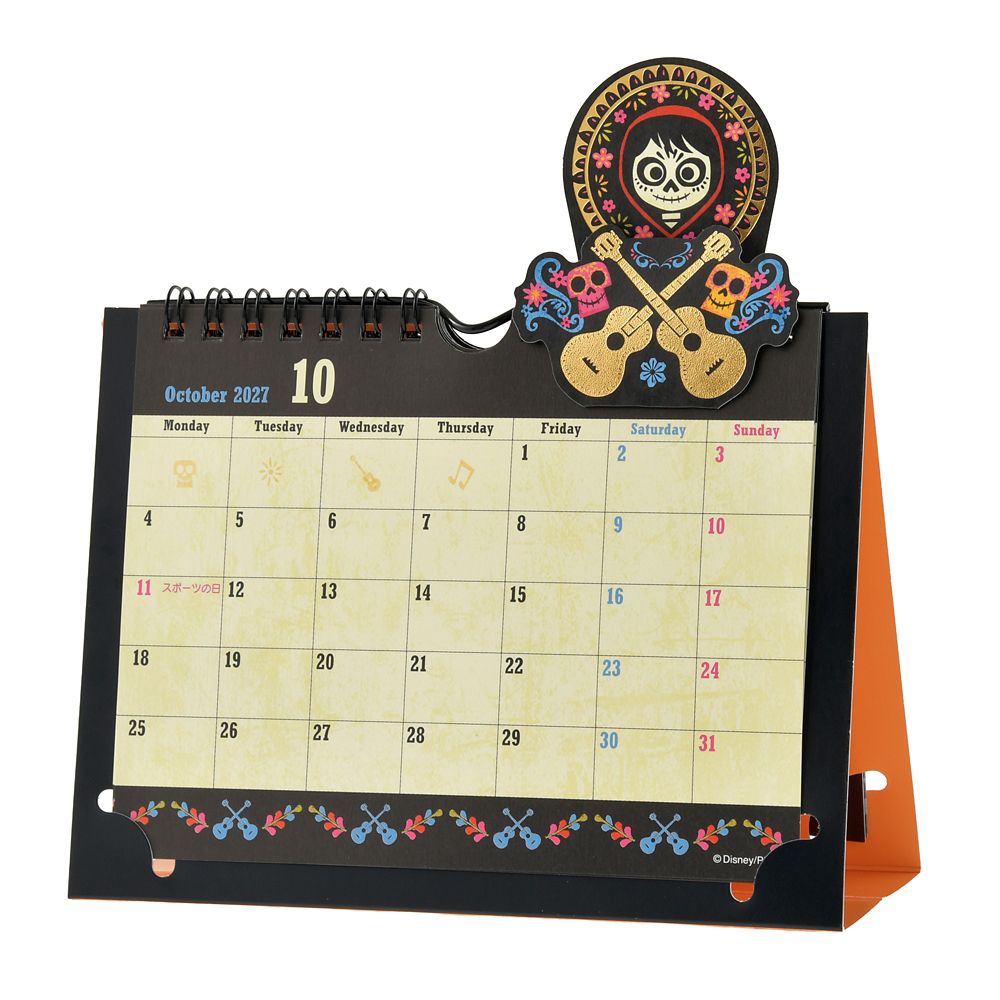 リメンバー・ミー 卓上カレンダー ポップアップ メタリック CALENDAR ＆ ORGANIZER 2027