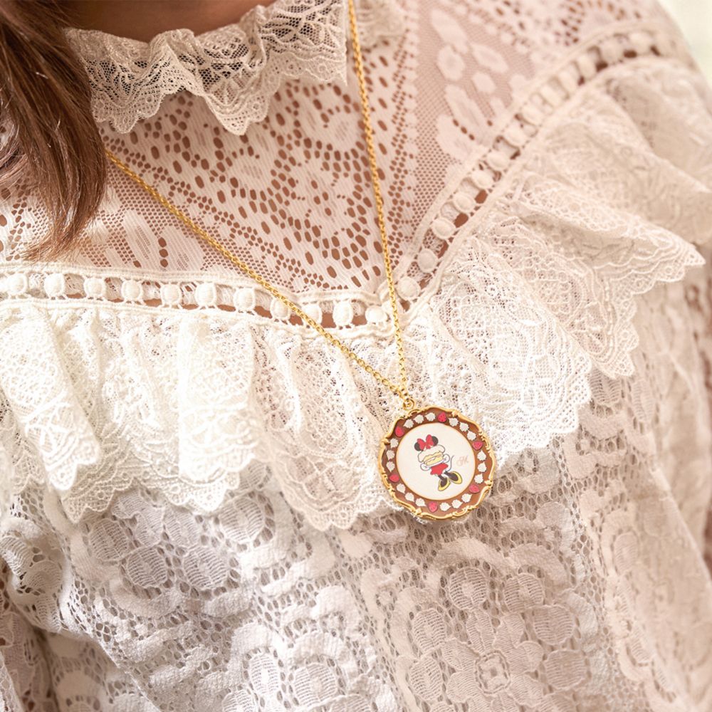 【キューポット】ミニー/ネックレス　ケーキプレート