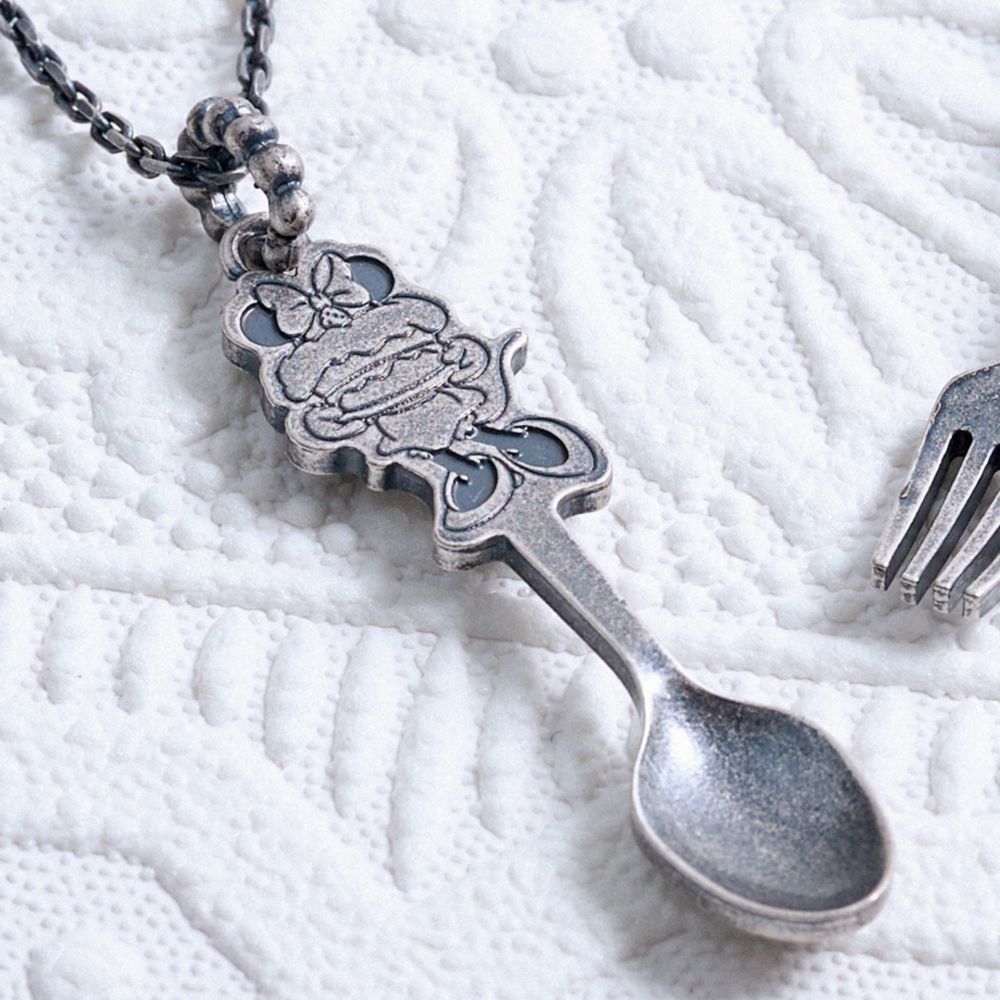 【キューポット】ミニー/ネックレス　ケーキスプーン