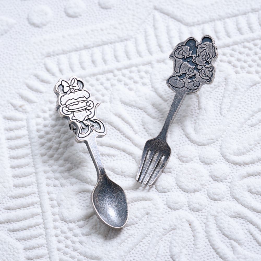 【キューポット】ミニー/ピアス　ケーキスプーン