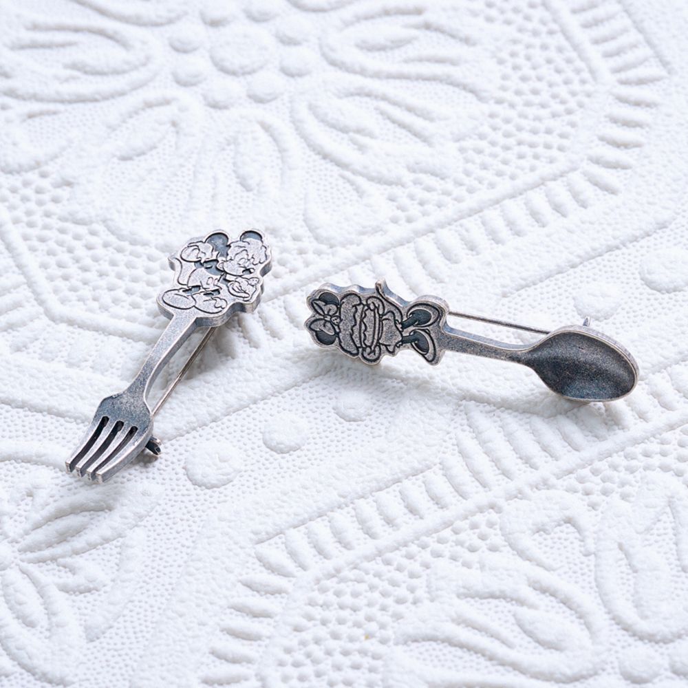 【キューポット】ミニー/ブローチ　ケーキスプーン