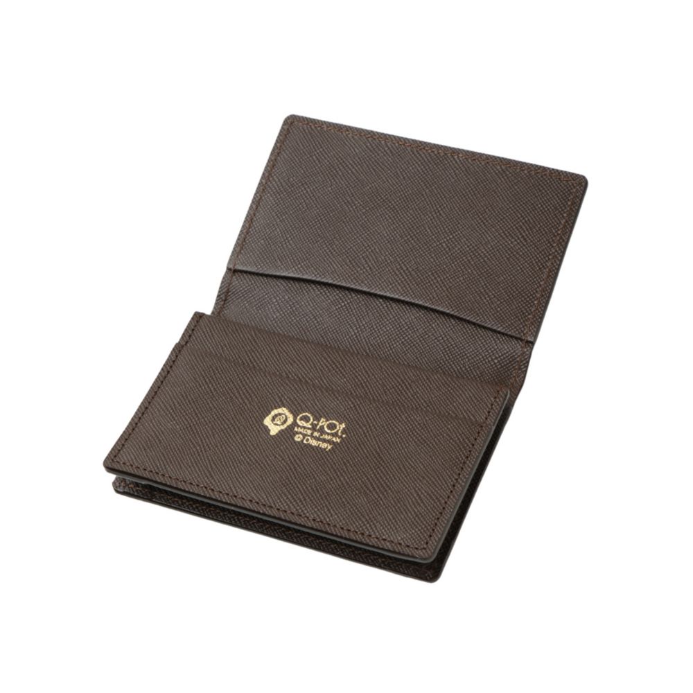 【キューポット】ミッキー＆ミニー/カードケース　チョコレート