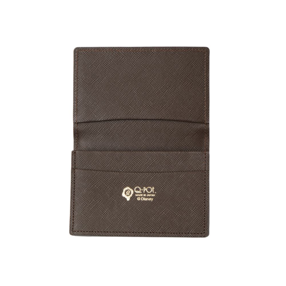 【キューポット】ミッキー＆ミニー/カードケース　チョコレート