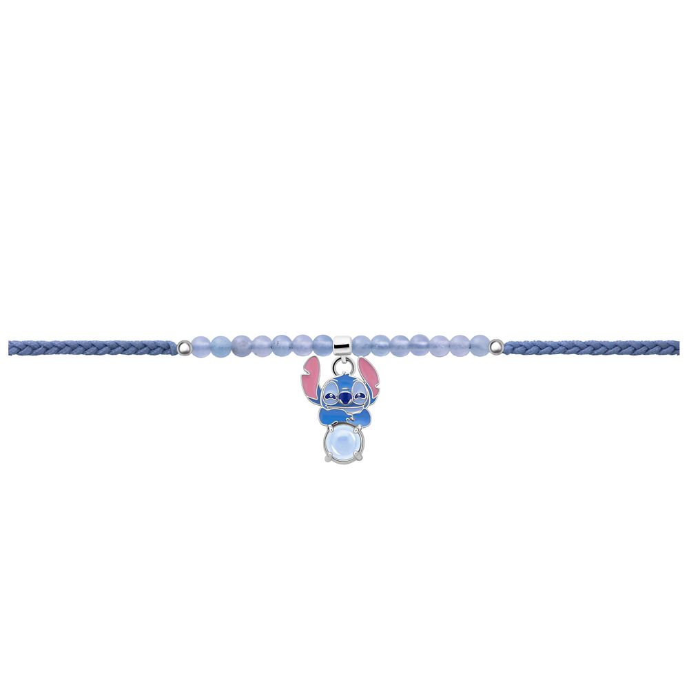 【RAVIPA】スティッチ ブレスレット ブルー アクアマリン Stitch