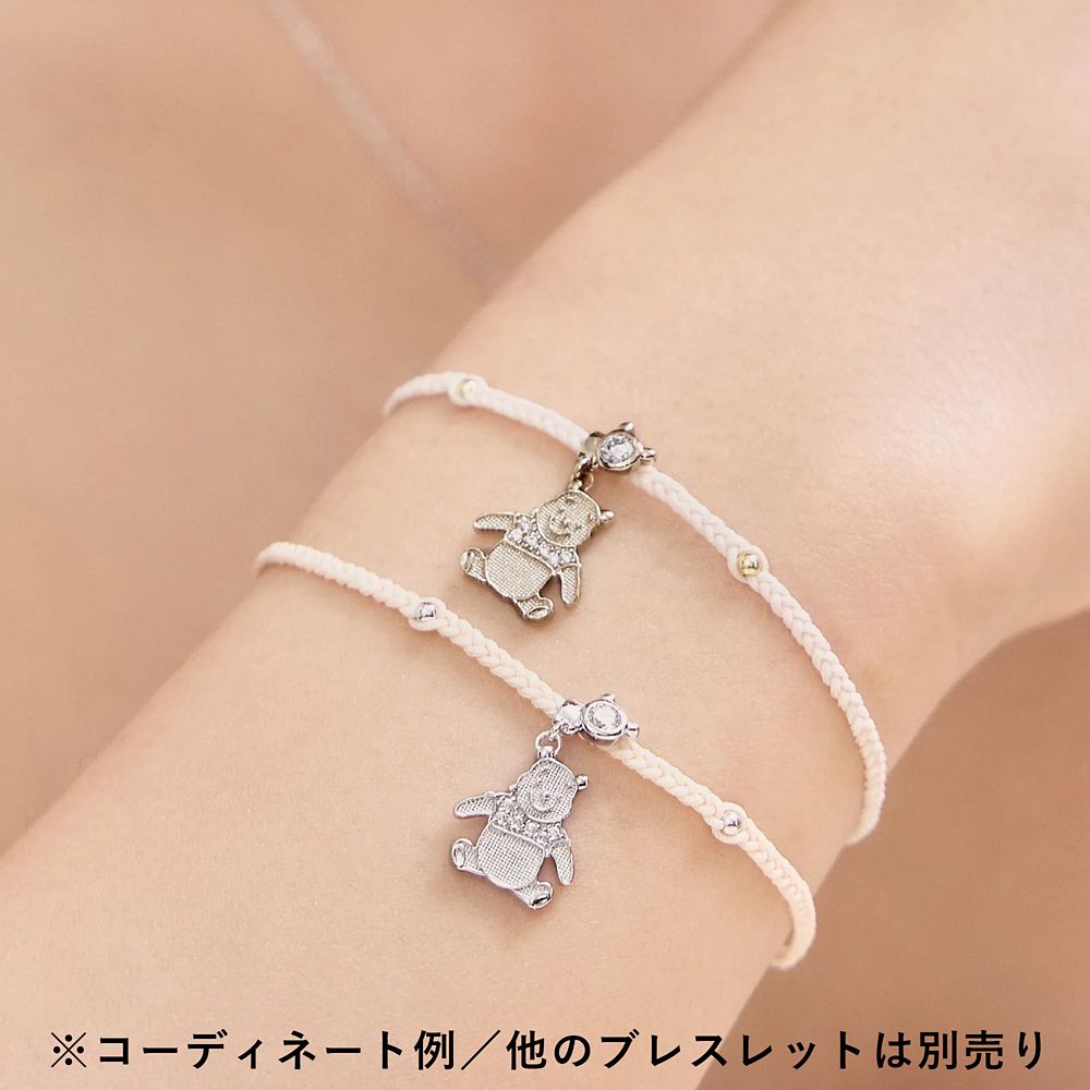 【RAVIPA】プーさん ブレスレット シルバー Winnie the Pooh