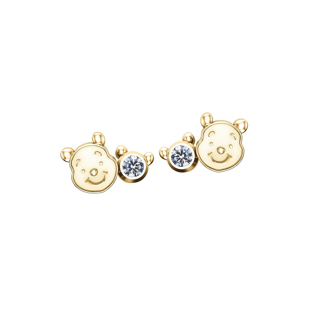 【RAVIPA】プーさん ピアス ゴールドカラー Winnie the Pooh
