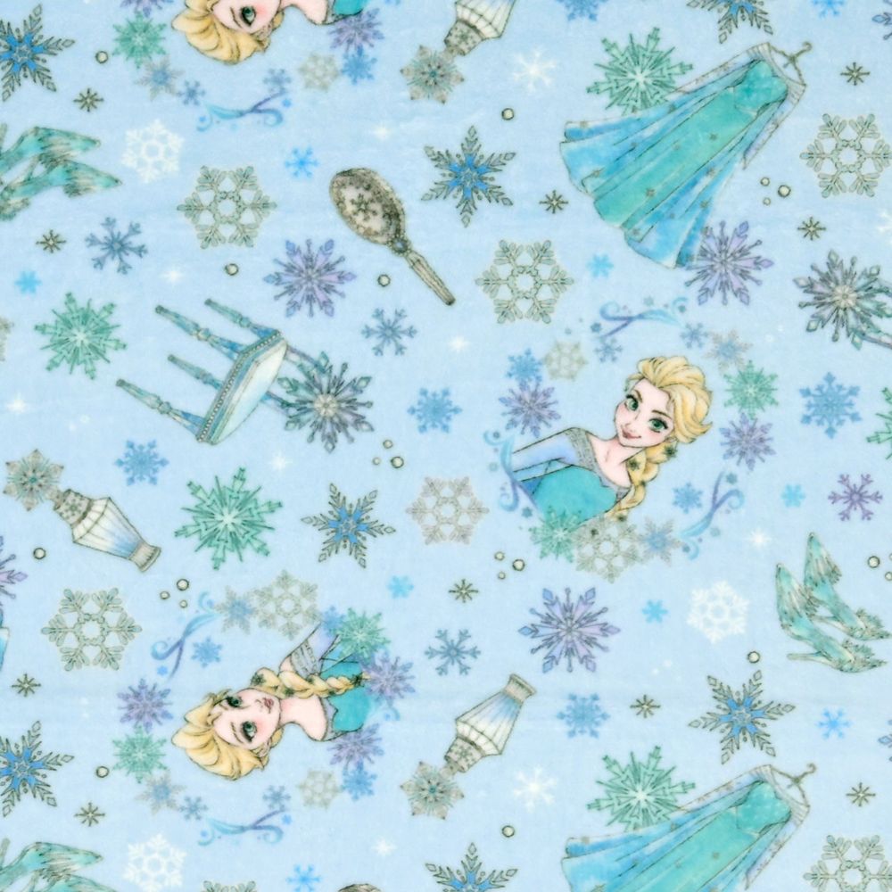 【キッズ用】エルサ ブランケット 総柄 ドレスアップ ENJOY WINTER