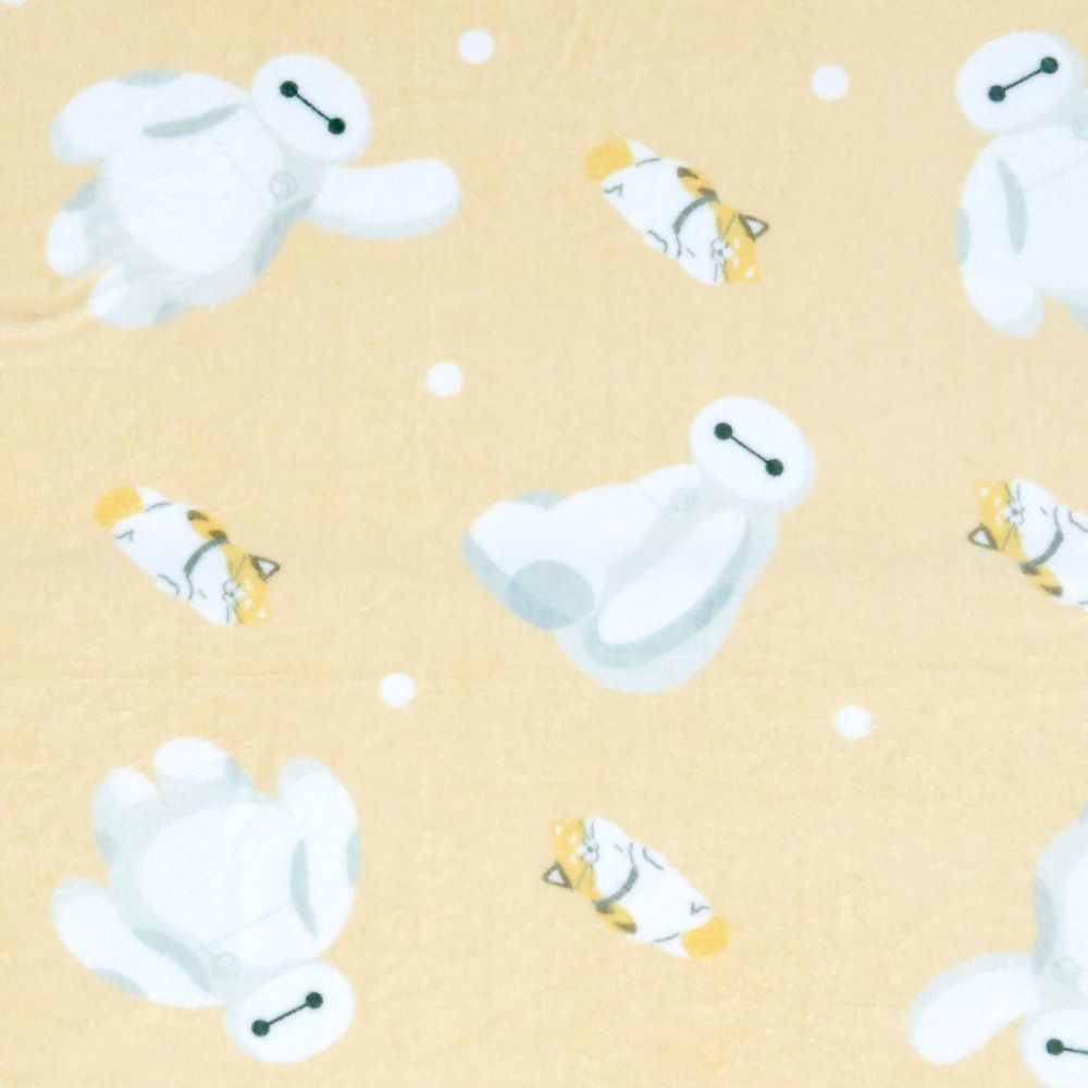 【キッズ用】ベイマックス＆モチ ブランケット 総柄 ENJOY WINTER
