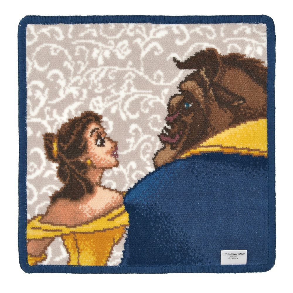 美女と野獣 ミニタオル シェニール織 DISNEY ANIMATION BEAUTY AND THE BEAST 35TH ANNIVERSARY