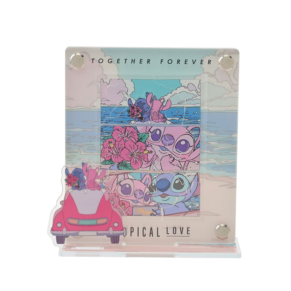 スティッチ＆エンジェル アクリルスタンド フレームタイプ パズル STITCH ＆ ANGEL