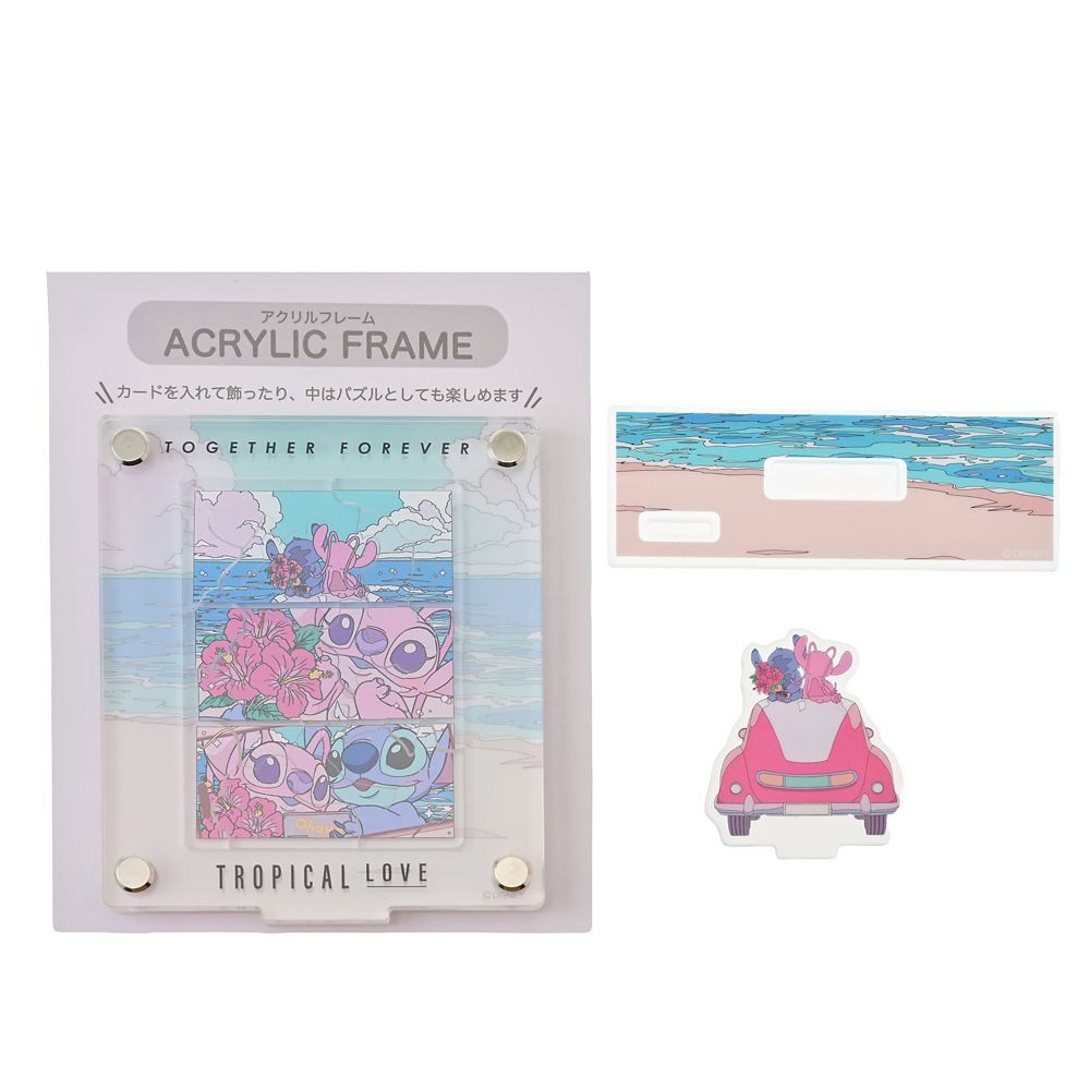 スティッチ＆エンジェル アクリルスタンド フレームタイプ パズル STITCH ＆ ANGEL