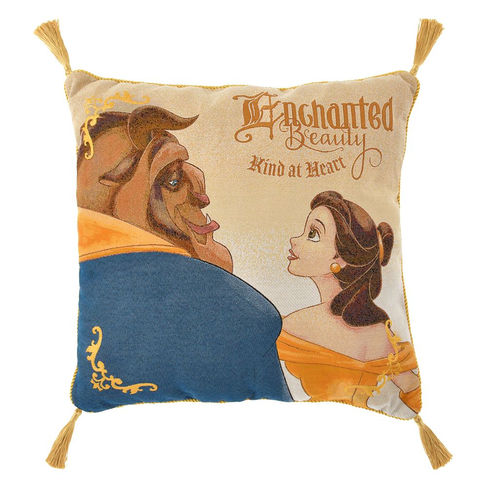 美女と野獣 クッション DISNEY ANIMATION BEAUTY AND THE BEAST 35TH ANNIVERSARY